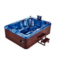 2016 China factory high quality luxury 8 person hot tubs outdoor spa/ whirlpool / bathtub