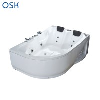 2 Seats Whirlpool double bath tub for Adult