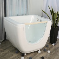 2018 Baby kids plastic bath tub/wood stove for hot tub/teak wood bathtub