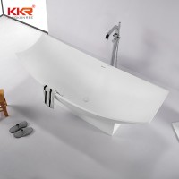 Kkr Unique Design Customized Design Stone Acrylic Solid Surface Freestanding Tubs teen tub