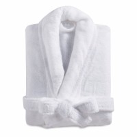 Hot Selling High Quality For Shower and Bath 100% Cotton Terry Cloth Blue Spa Bathrobe