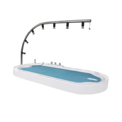 Spa equipment vichy shower swimming pool massage bed for sale